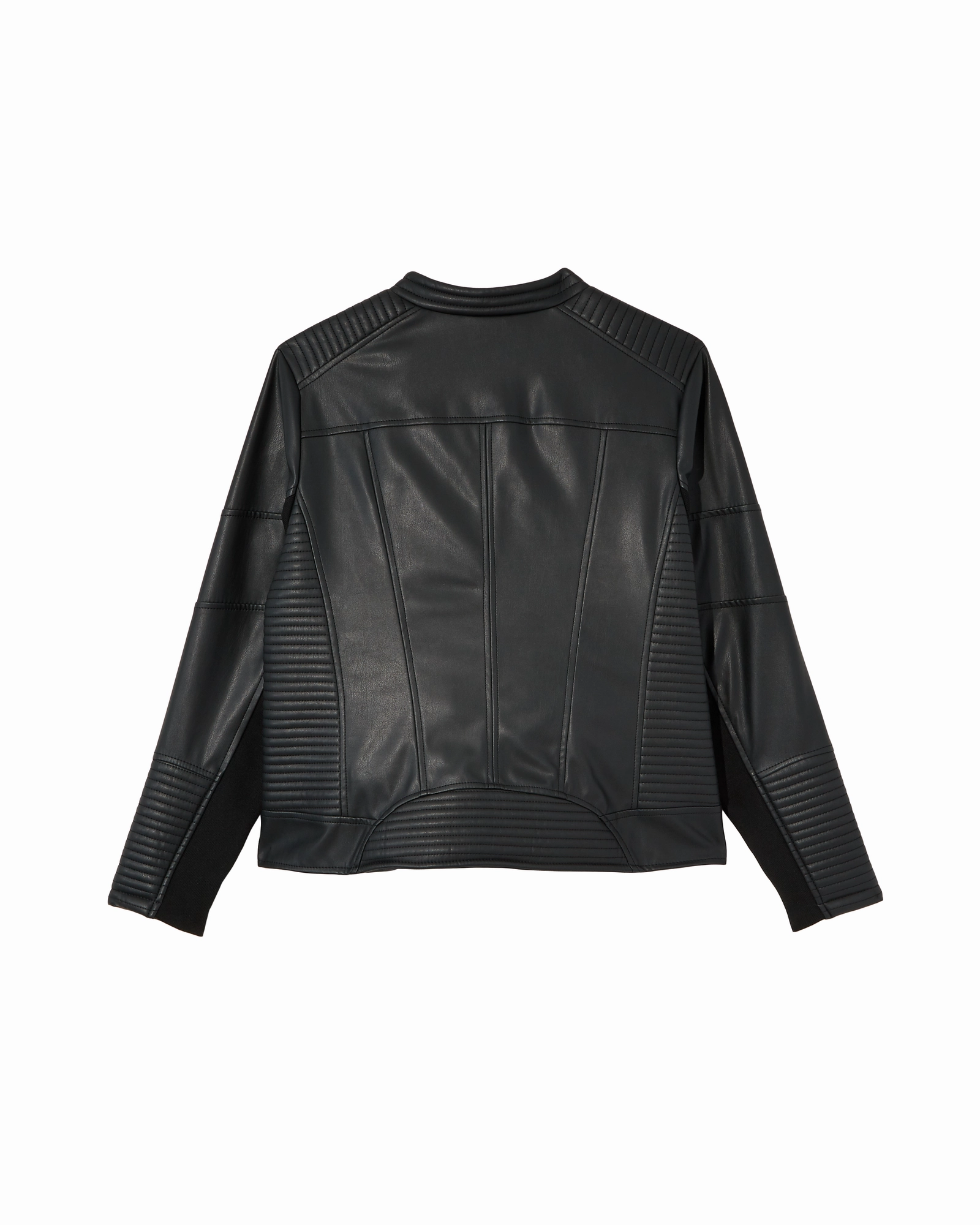 Trendy multiple pockets Betony Moto Jacket | Black