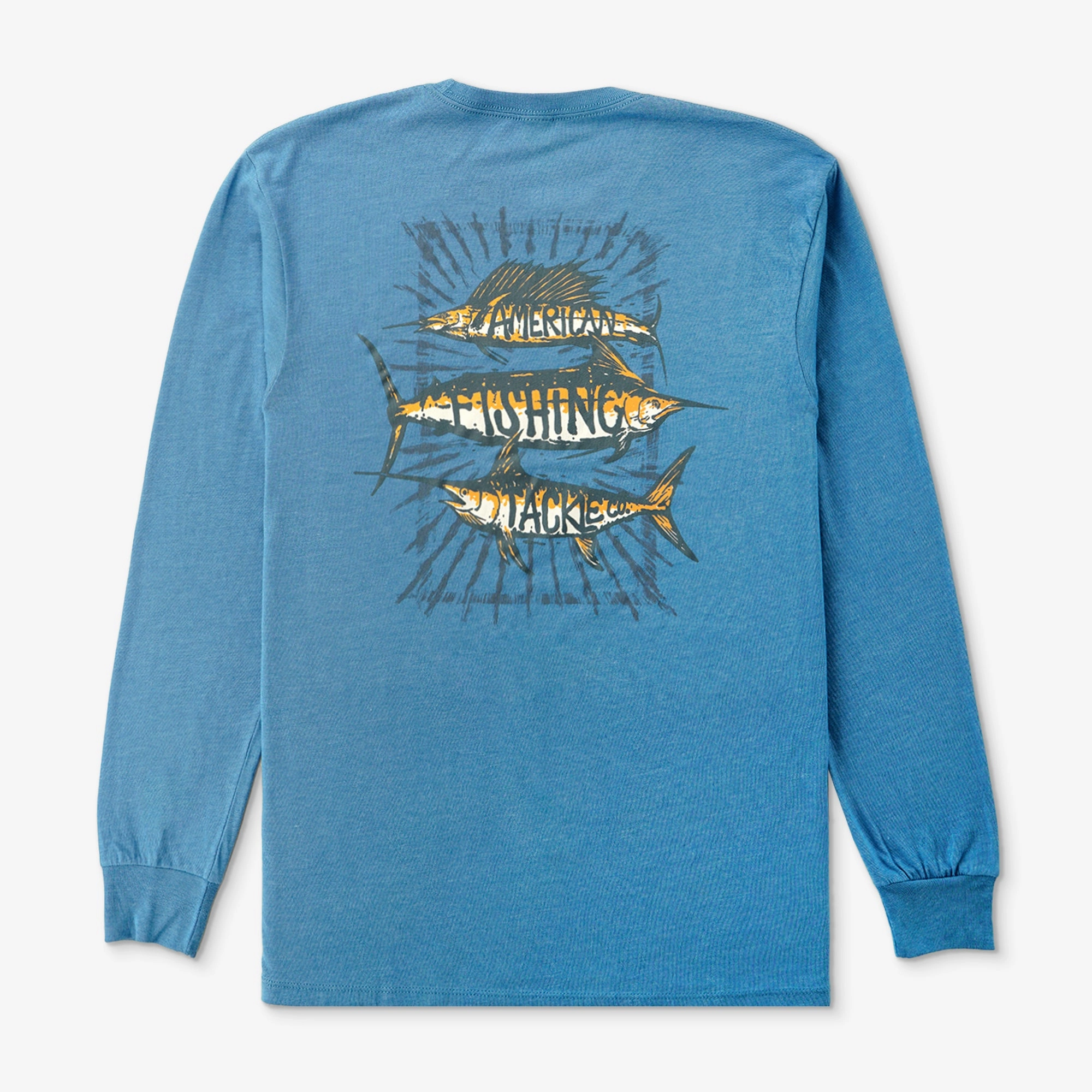 Billfish Stack LS T-Shirt Anti Pilling Treatment