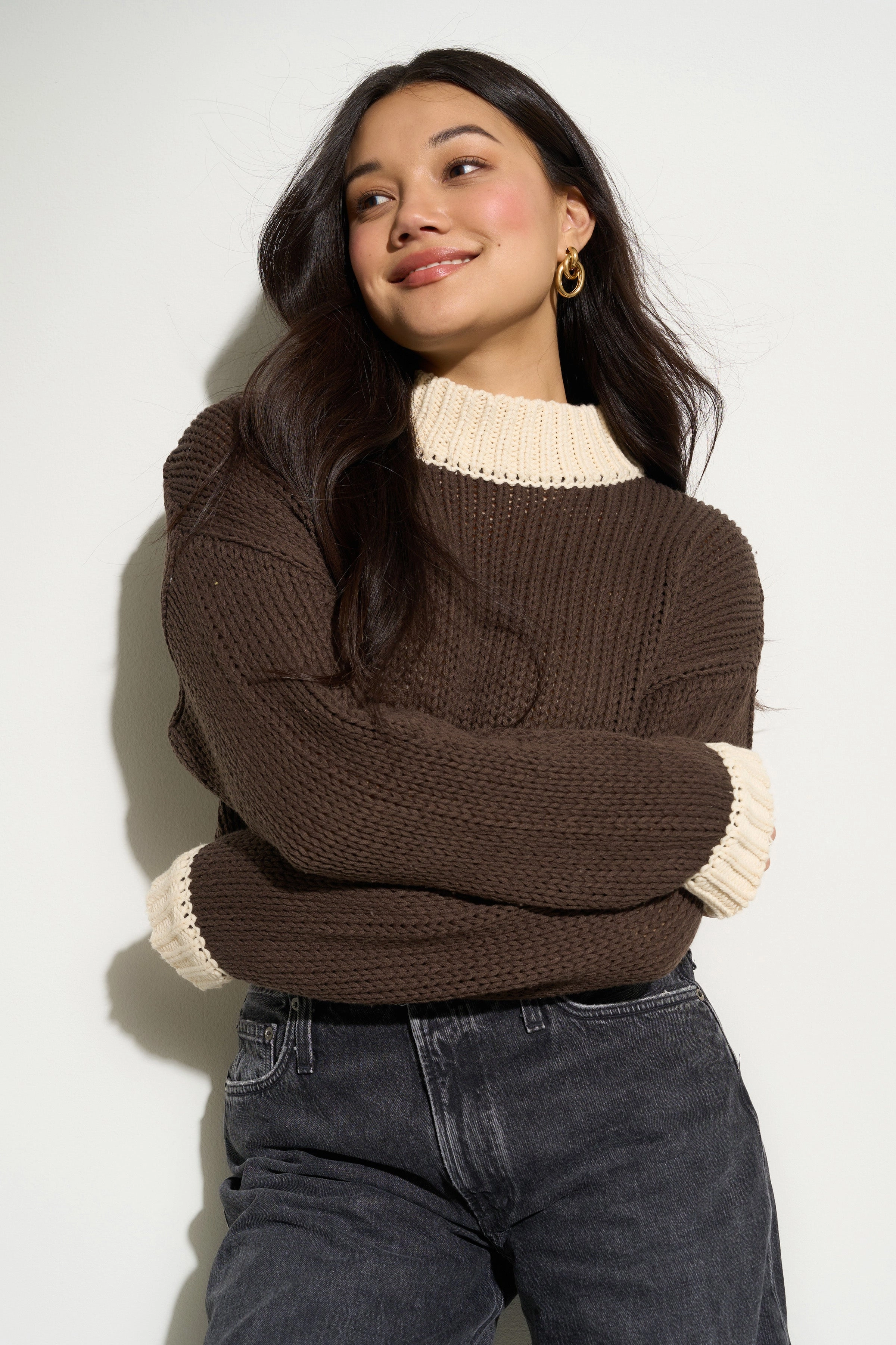 Modern Comfort Fashionable Wear Bodie Pullover - Espresso