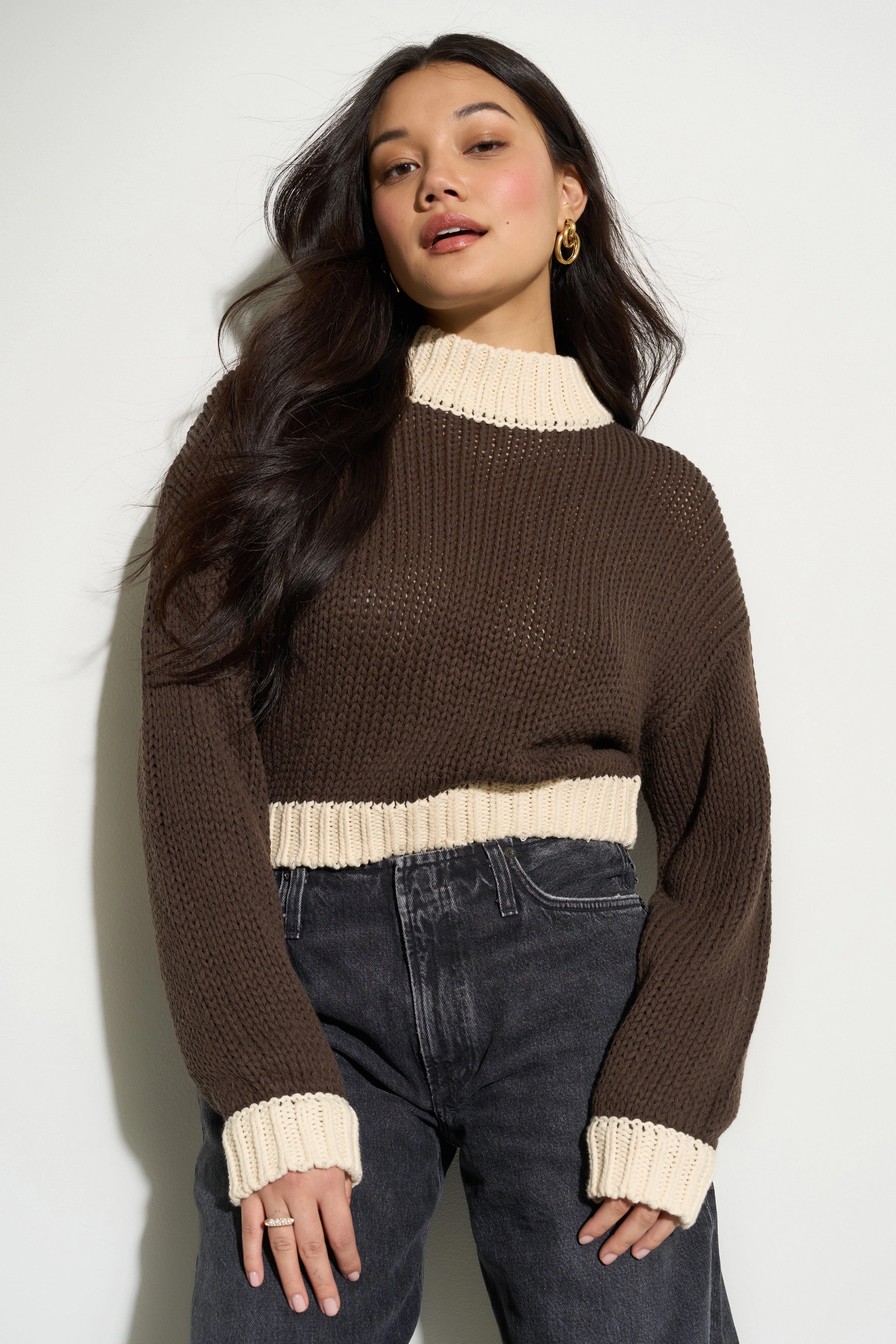 Chic Knit Fashion Knitwear Bodie Pullover - Espresso
