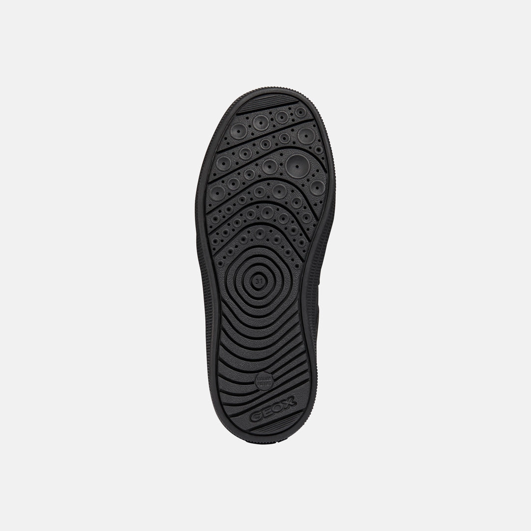 Black Arzach Velcro Sneaker Elastic Material