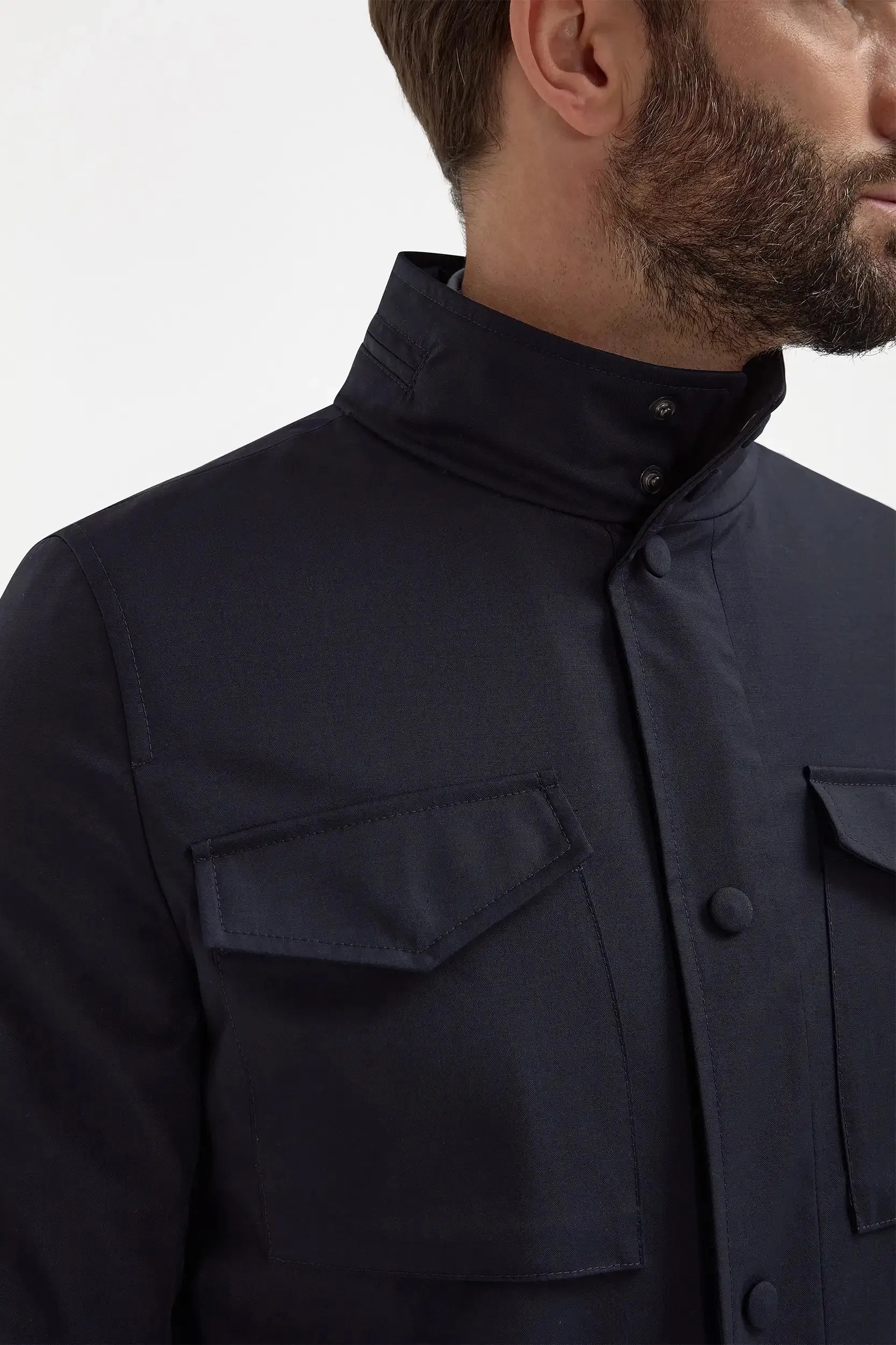 SiliconeGrip Blue field jacket - Made in Italy