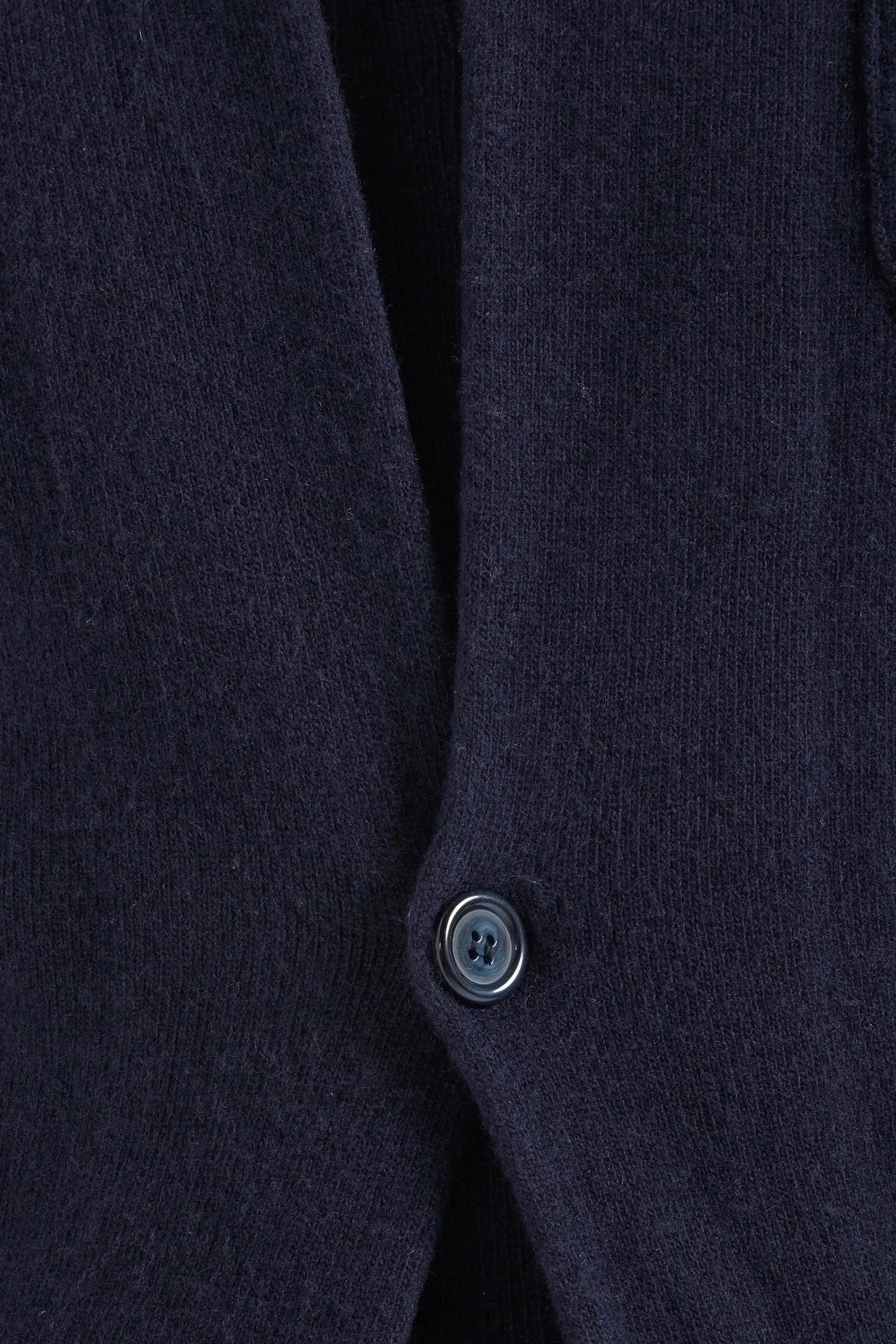 Blue knitted jacket - wool and cashmere - Made in Italy Camp Ready