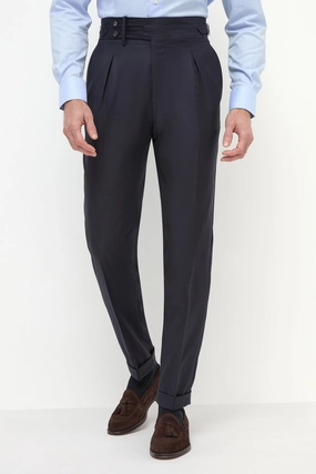 Blue Limited Edition trousers - Made in Italy Minimal Stretch Fit