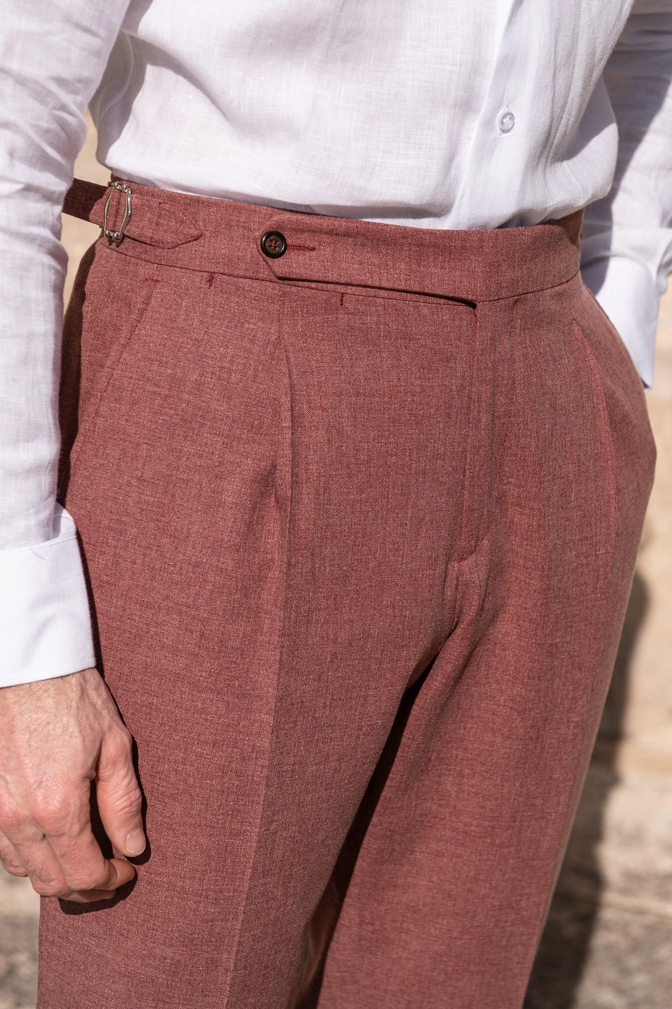 Durable Fit Coral Biella trousers - Made in Italy