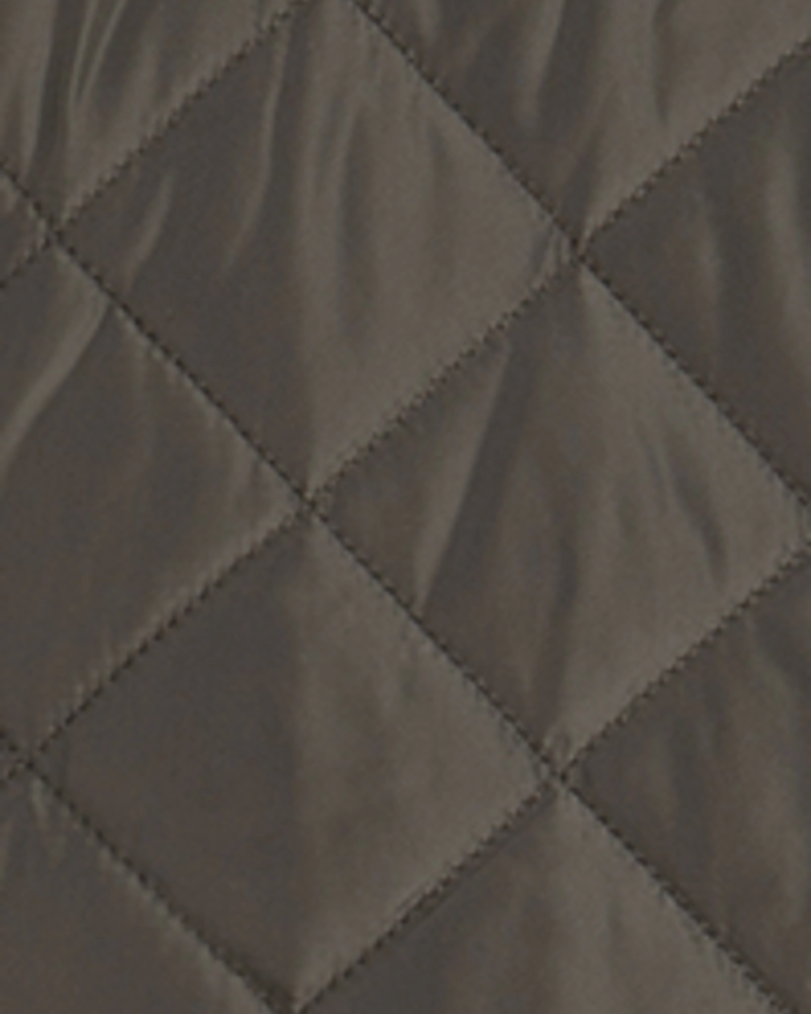 Blake Quilted Peacoat | Forest Green / Black Elastic Cuff Mechanism Ring