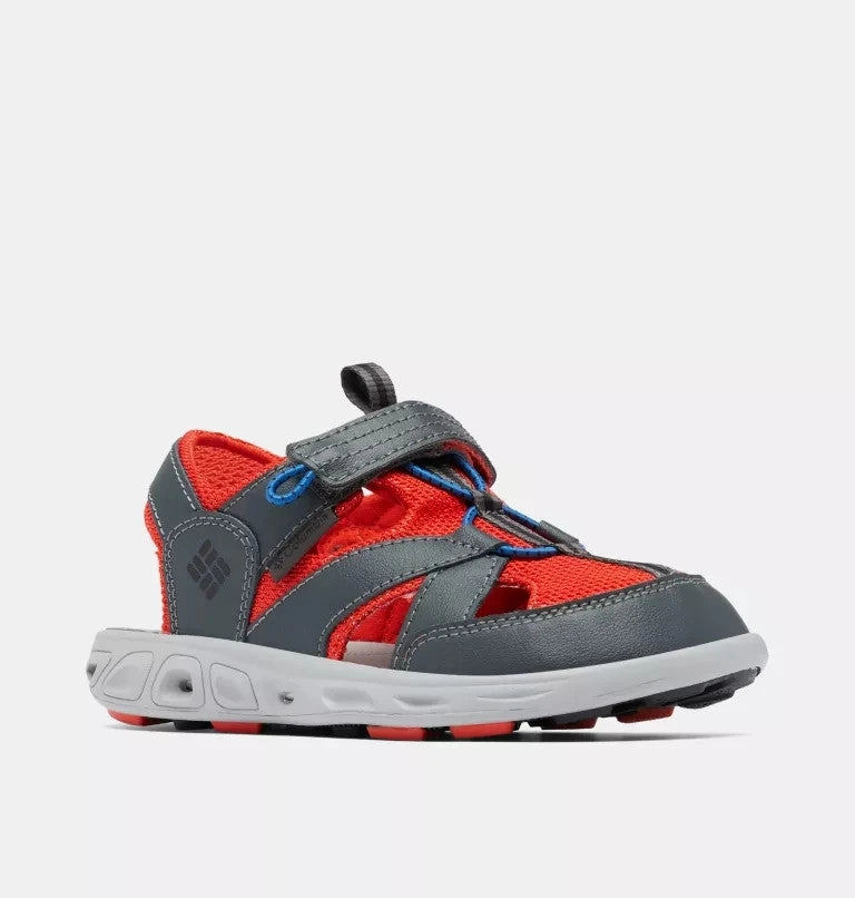 padded sole Columbia Techsun Wave 1767561-089 Sandals Kids Gray Adjustable Strap JOBB2125