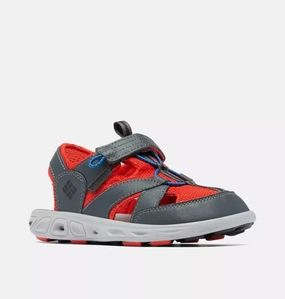 padded sole Columbia Techsun Wave 1767561-089 Sandals Kids Gray Adjustable Strap JOBB2125