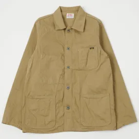 Puffer Design ONI Denim 03501-KHBESF Sulfur Coverall Jacket - Khaki Beige