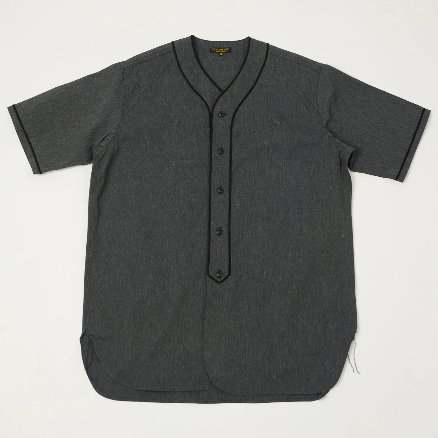 A Vontade Baseball Shirt - Black Moisture Wicking Layer Timeless Design