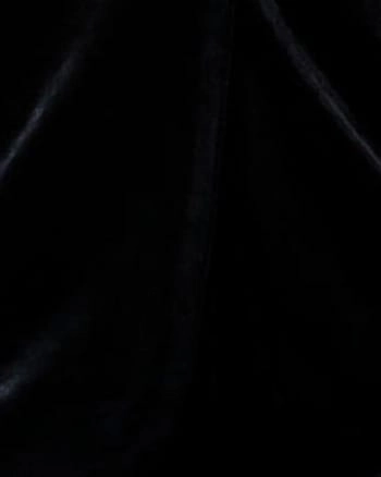 Adjustable Hem packable Women's Velvet Satin Belt Wrap Smoking Jacket | Black