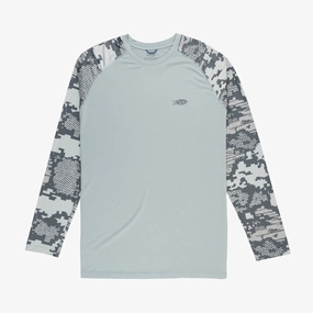 Bold Pattern garden party Tactical Camo LS Performance Shirt