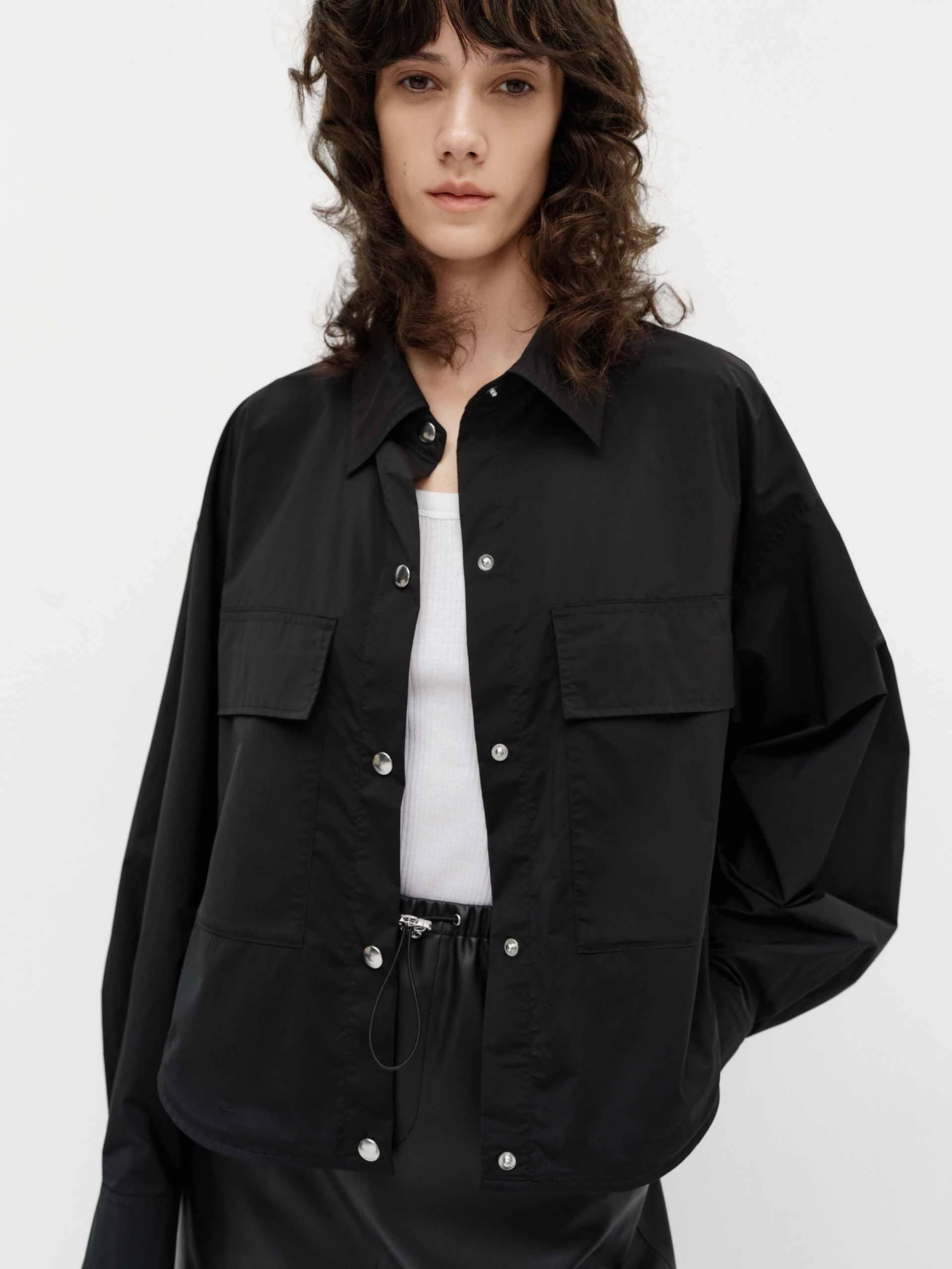 High Performance Blend Front Pocket Short Jacket