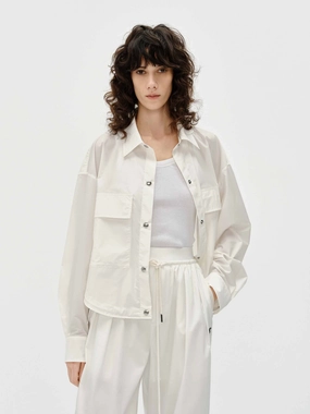 Balanced Insulation Front Pocket Short Jacket