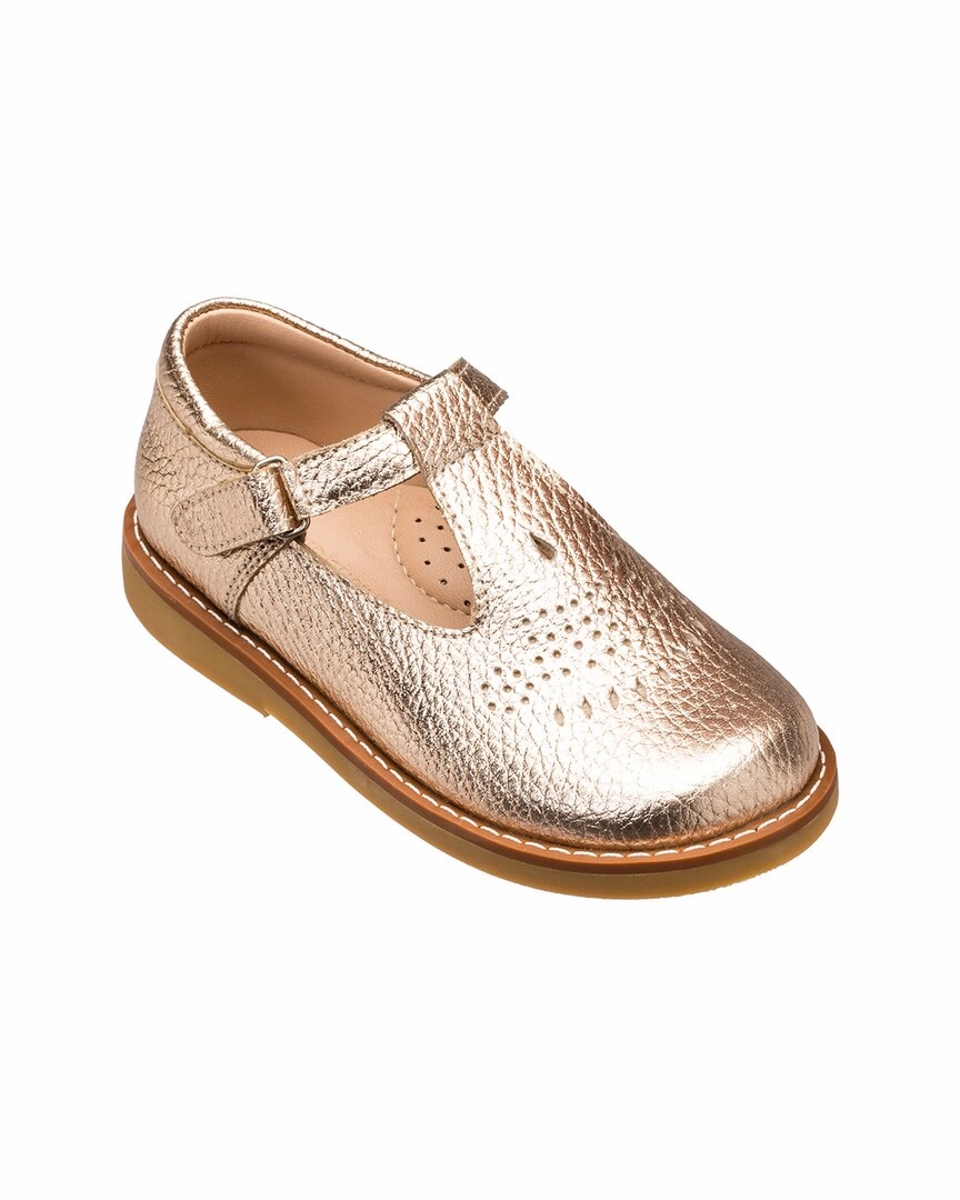 Elephantito T-Strap Leather Mary Jane Flat Surface Clean Floor