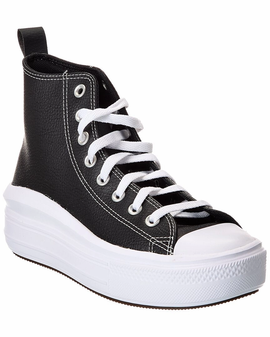 Breathable Upper Shoes Converse Chuck Taylor All Star Move Leather High-Top Sneaker