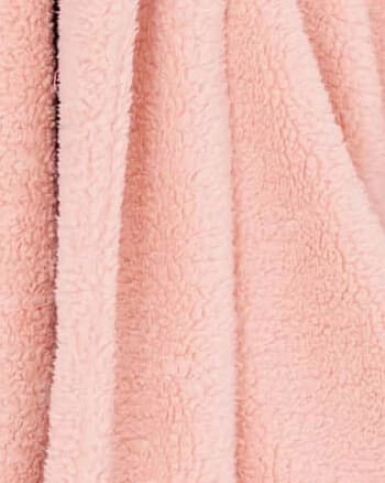 Bundle Up Teddy Vest | Rose Pink Stretchy