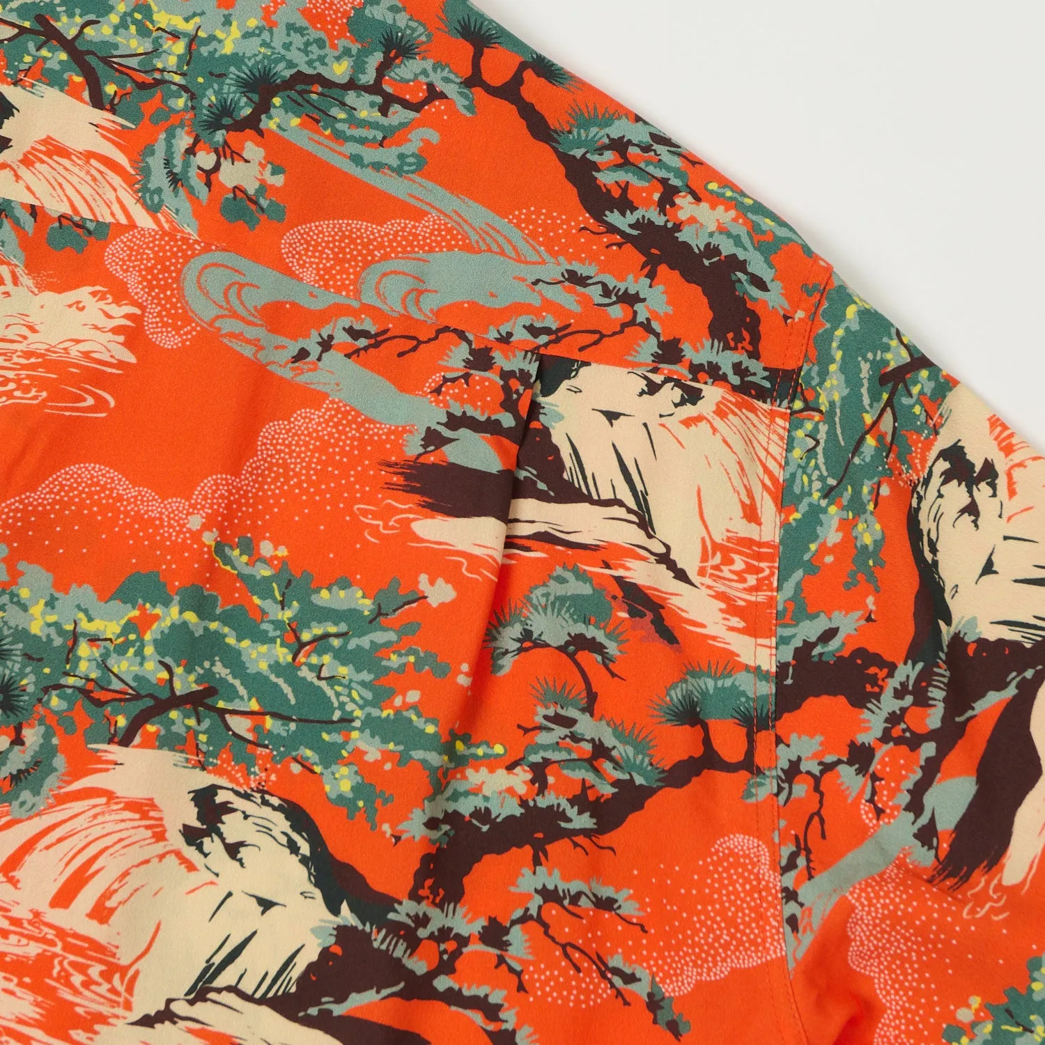 Essential Layer Micky Oye 'Wailani' Aloha Shirt - Orange