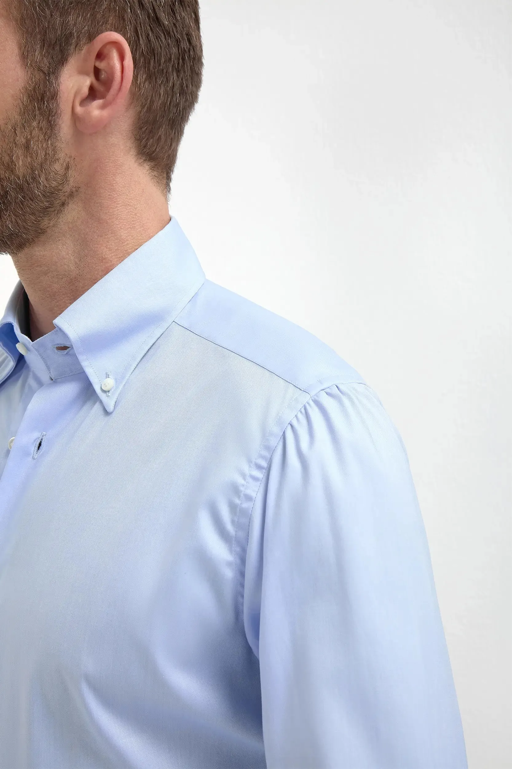 Button down light blue shirt ??Sartoriale collection?? - Made In Italy Work From Home Active Layering