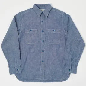 Active Layer Buzz Rickson's U.S. Navy Chambray Work Shirt - Blue