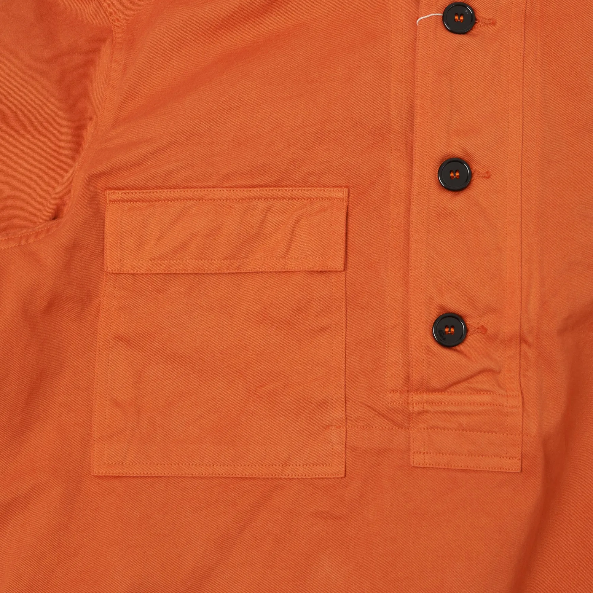 Buzz Rickson's U.S. Navy Gas Protective Parka - Orange DoubleLayeredCuffs Hidden Pocket System