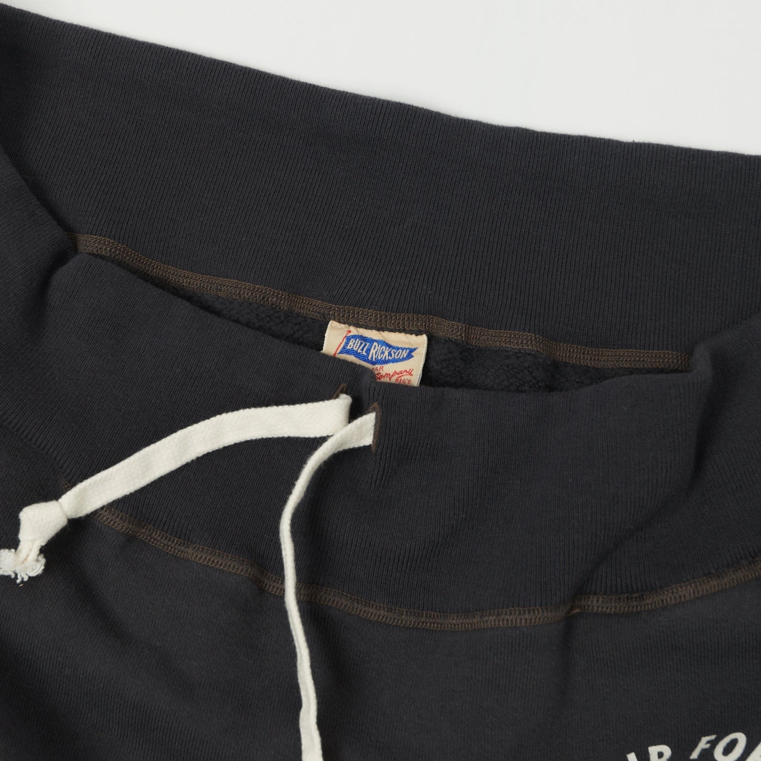 Buzz Rickson's U.S. Air Force Academy Sweatpants - Black Odor Resistant Material Sport Fit