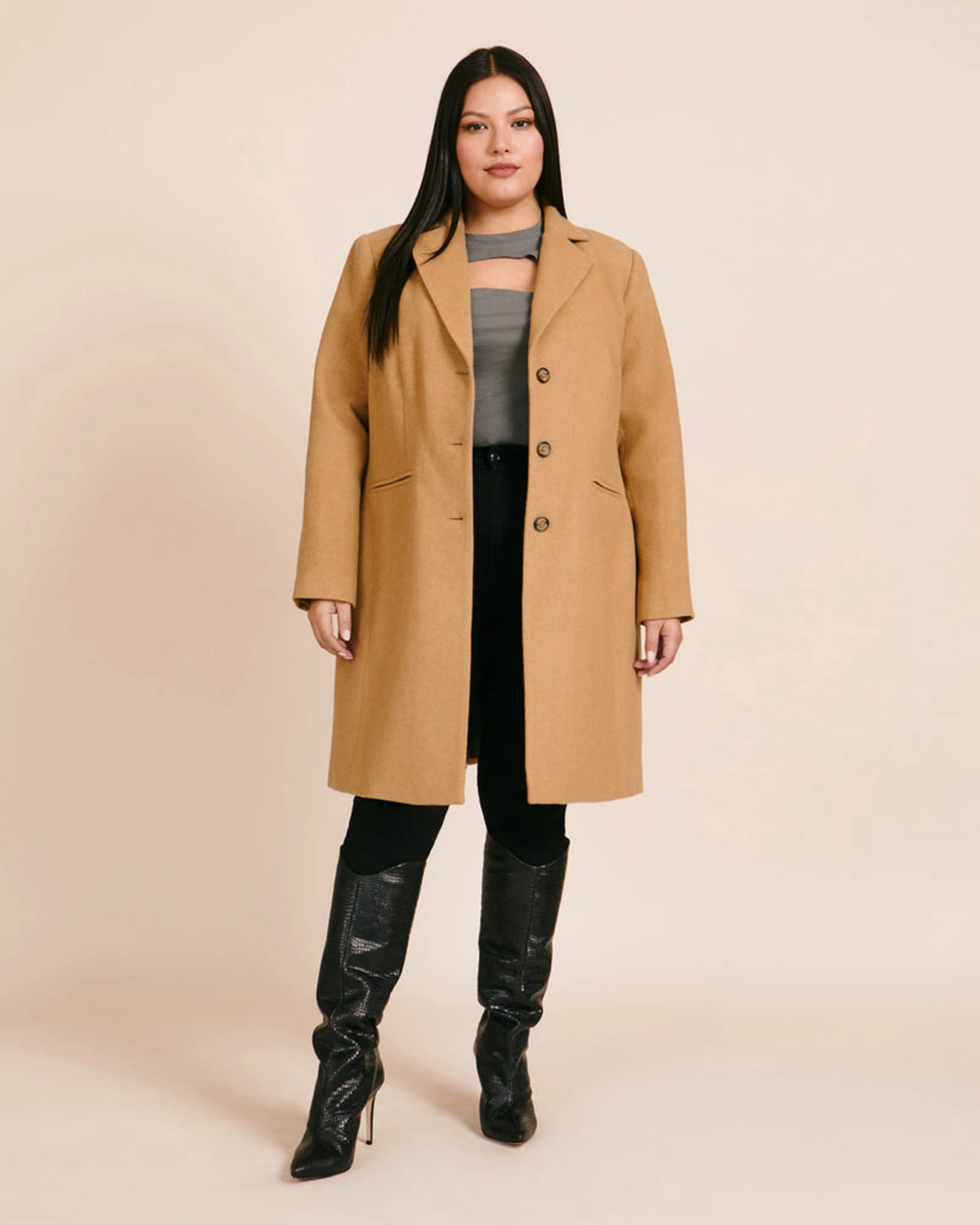 Camel Hair Coat | Camel Cream