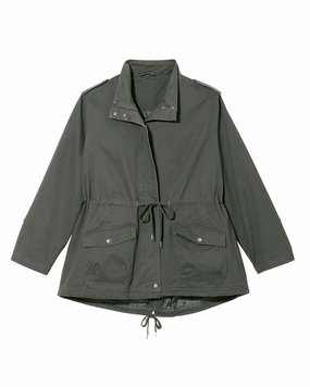 Yukon Anorak Jacket | Olive Green Eco Friendly Textile Suggest