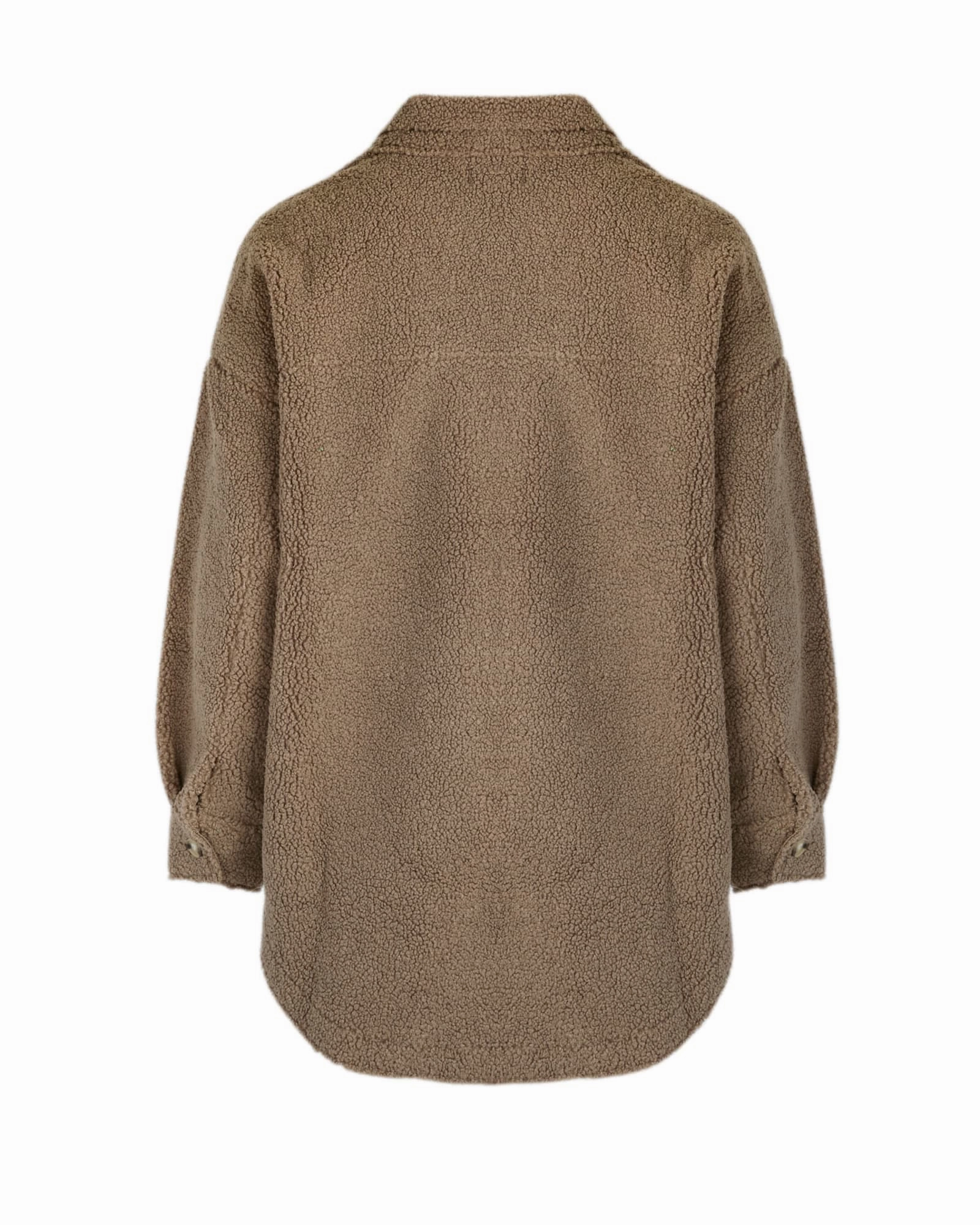 Stretchable Panels Cool Weather Layer Sherpa Jacket | PUTTY001