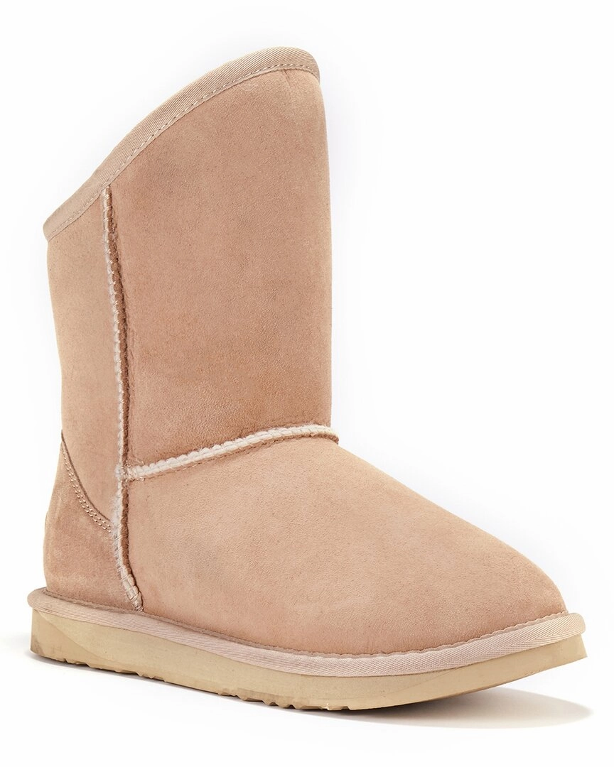 Australia Luxe Collective Cosy Short Sheepskin Boot Stable Support River Crossing