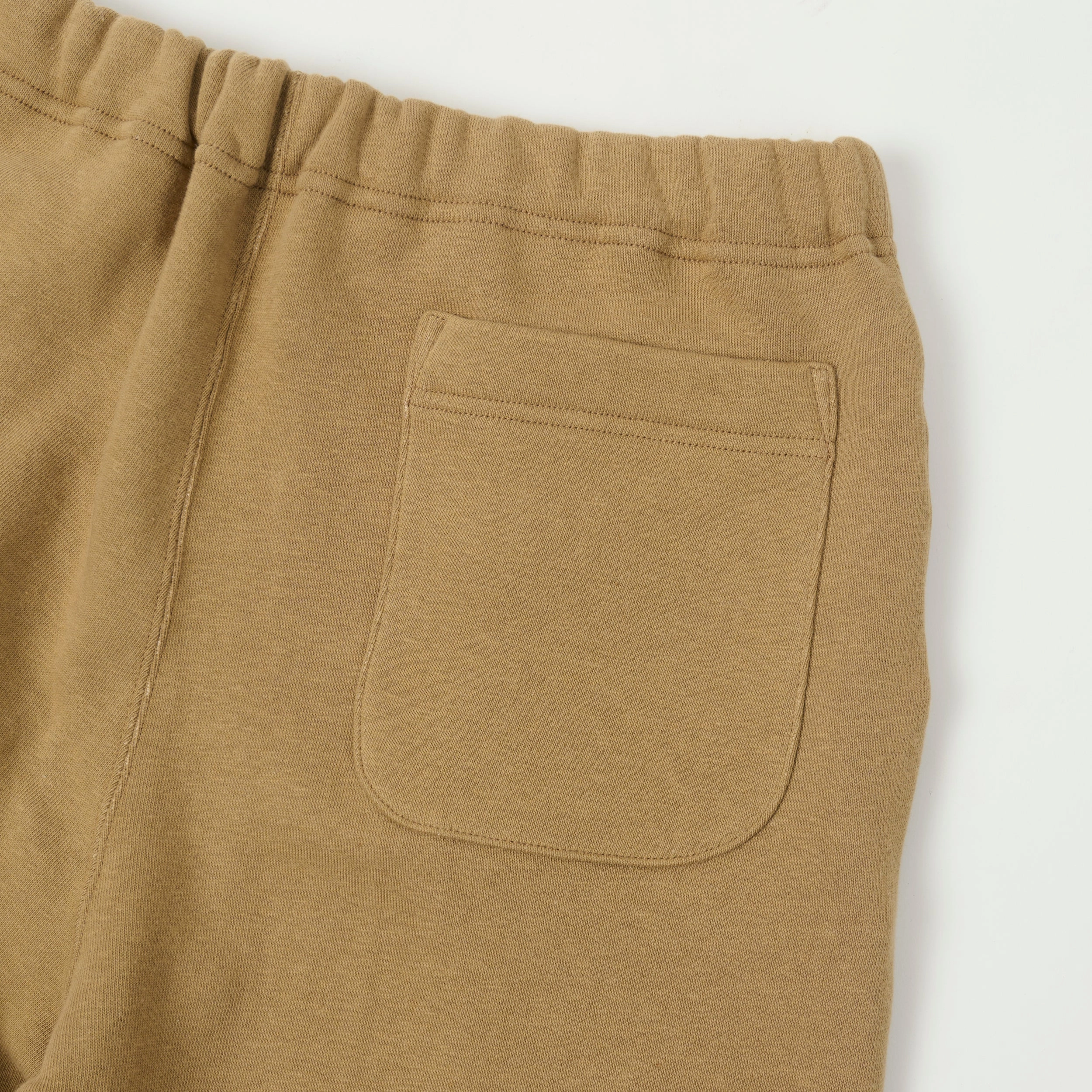 Non RestrictiveMovement Sweat Wicking Fabric Full Count 3743 'Mother Cotton' Sweatpants - Beige