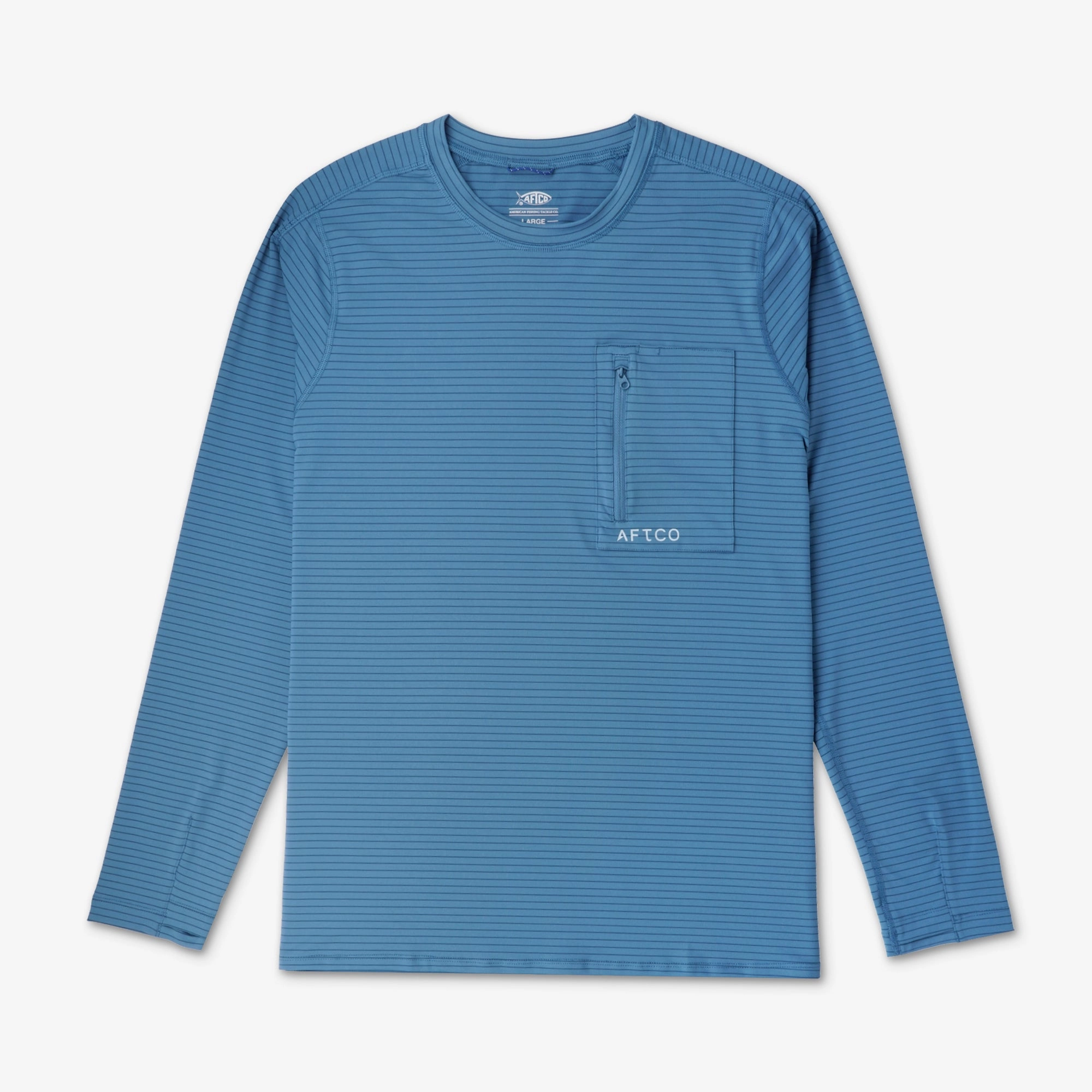 Abstract print Channel LS Performance Shirt