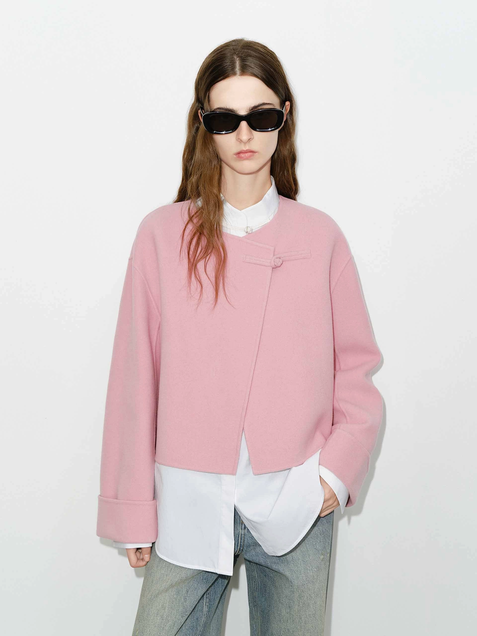 Comfy Fit Piece Office Wear Cheongsam Buckle Coat