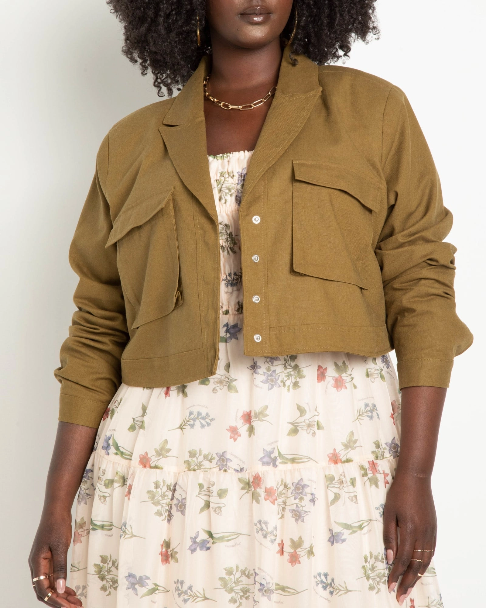 Abby Patch Pocket Jacket | Pesto baristas