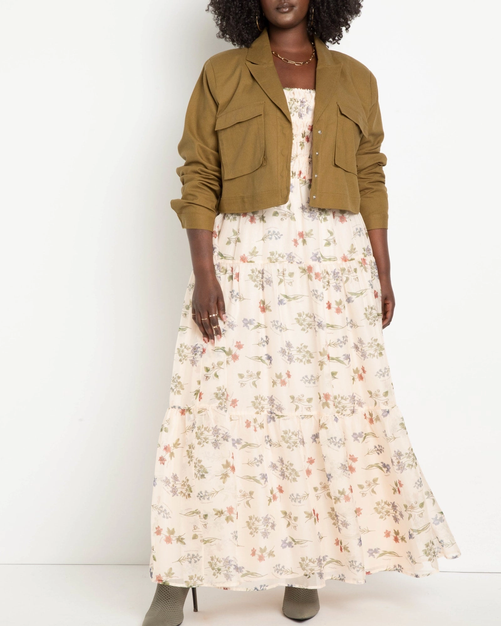 System non adjustable Abby Patch Pocket Jacket | Pesto