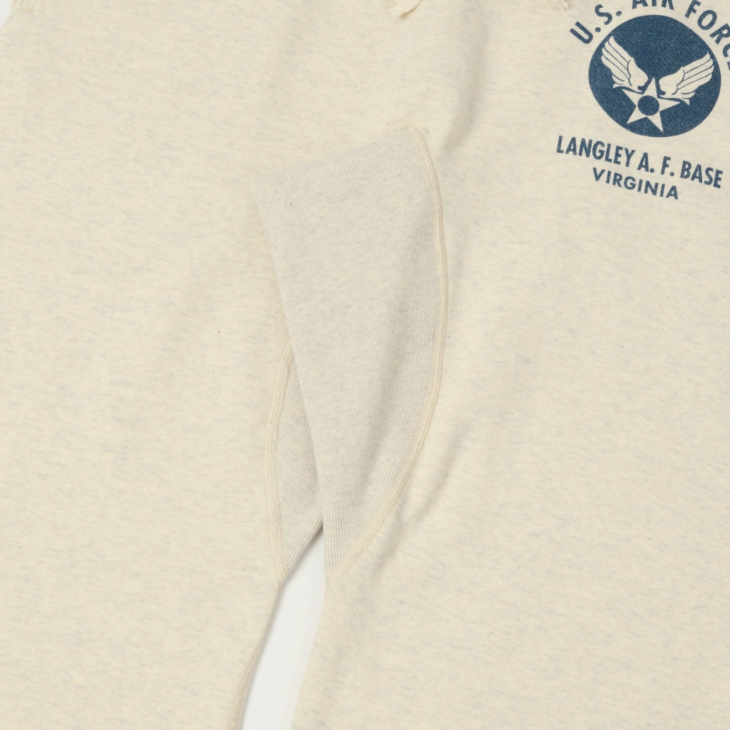 Buzz Rickson's U.S. Air Force Academy Sweatpants - Oatmeal Track Shorts Capri Double Layered Knees