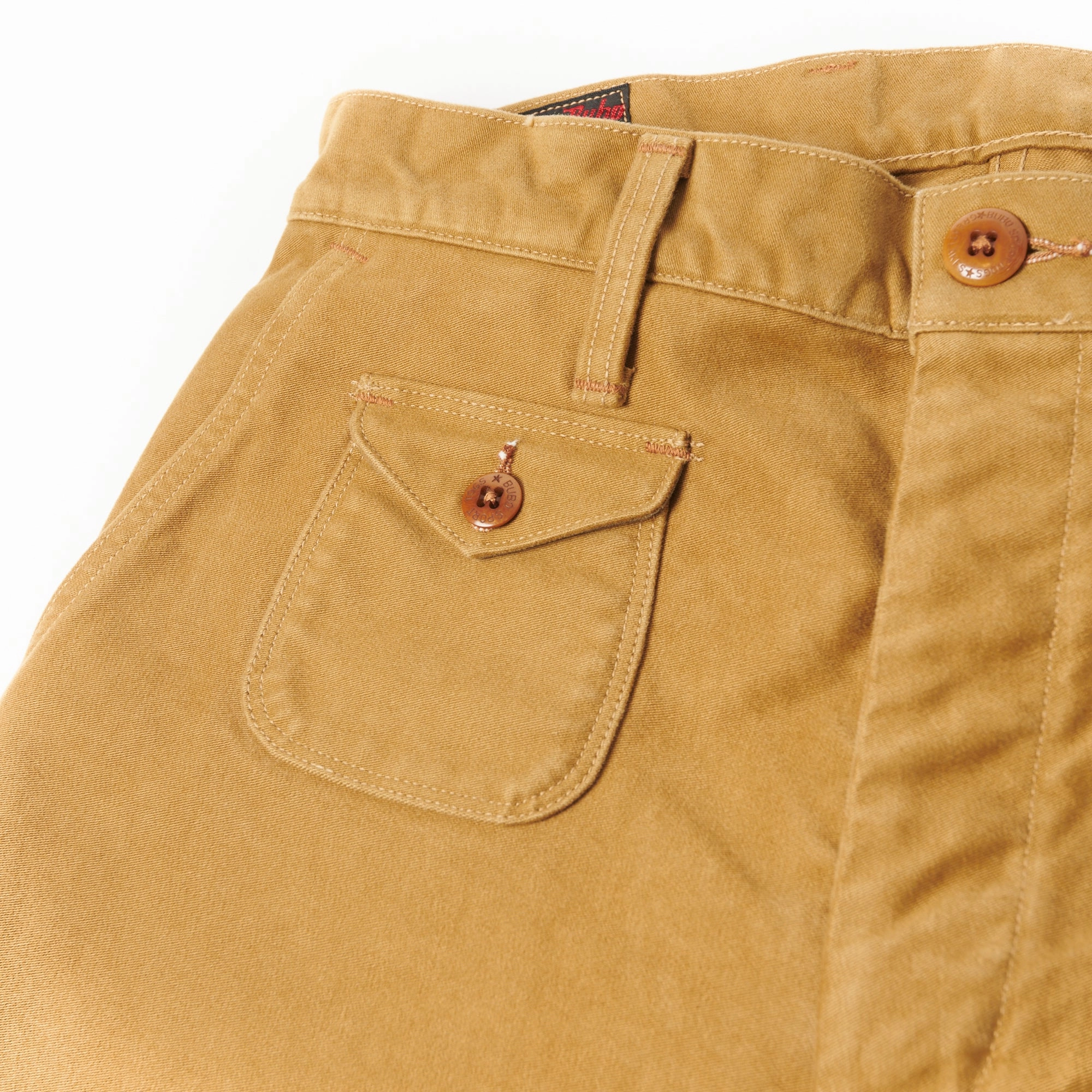 Ripstop Reinforcement FadeResistant Freewheelers & Co Great Lakes 'Utica' Trouser - Camel