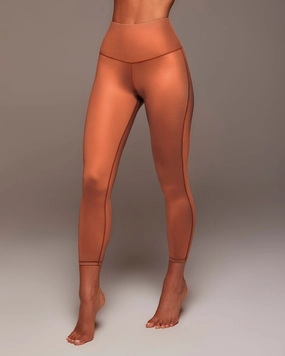 Instinct Gloss Legging Flexible Stitching Friction Resistant