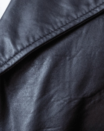 college The Maha Leather Jacket | Black