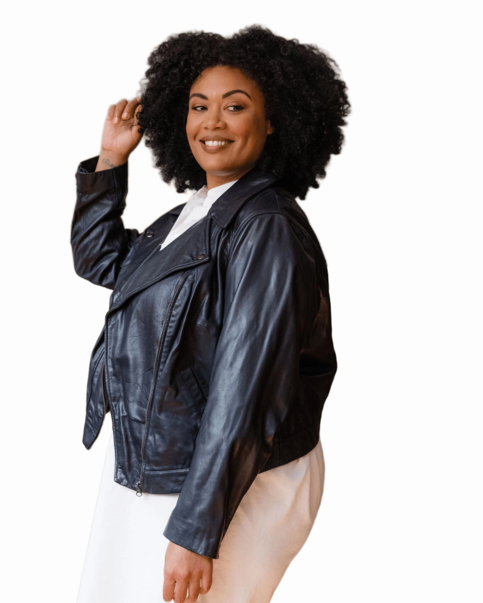 Applaud The Maha Leather Jacket | Black