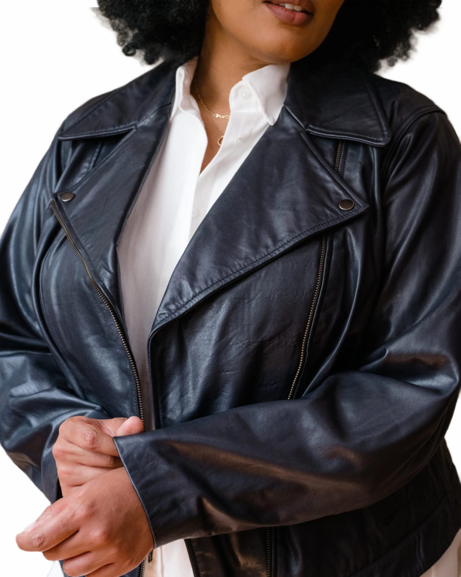 Modern Design The Maha Leather Jacket | Black