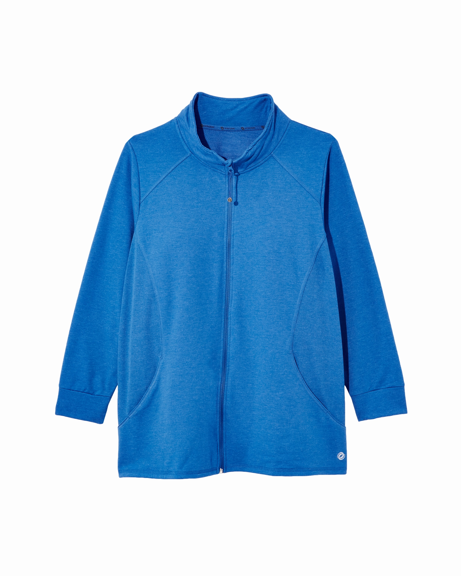Long-sleeved Ritter Mock Neck Jacket | Royal Blue