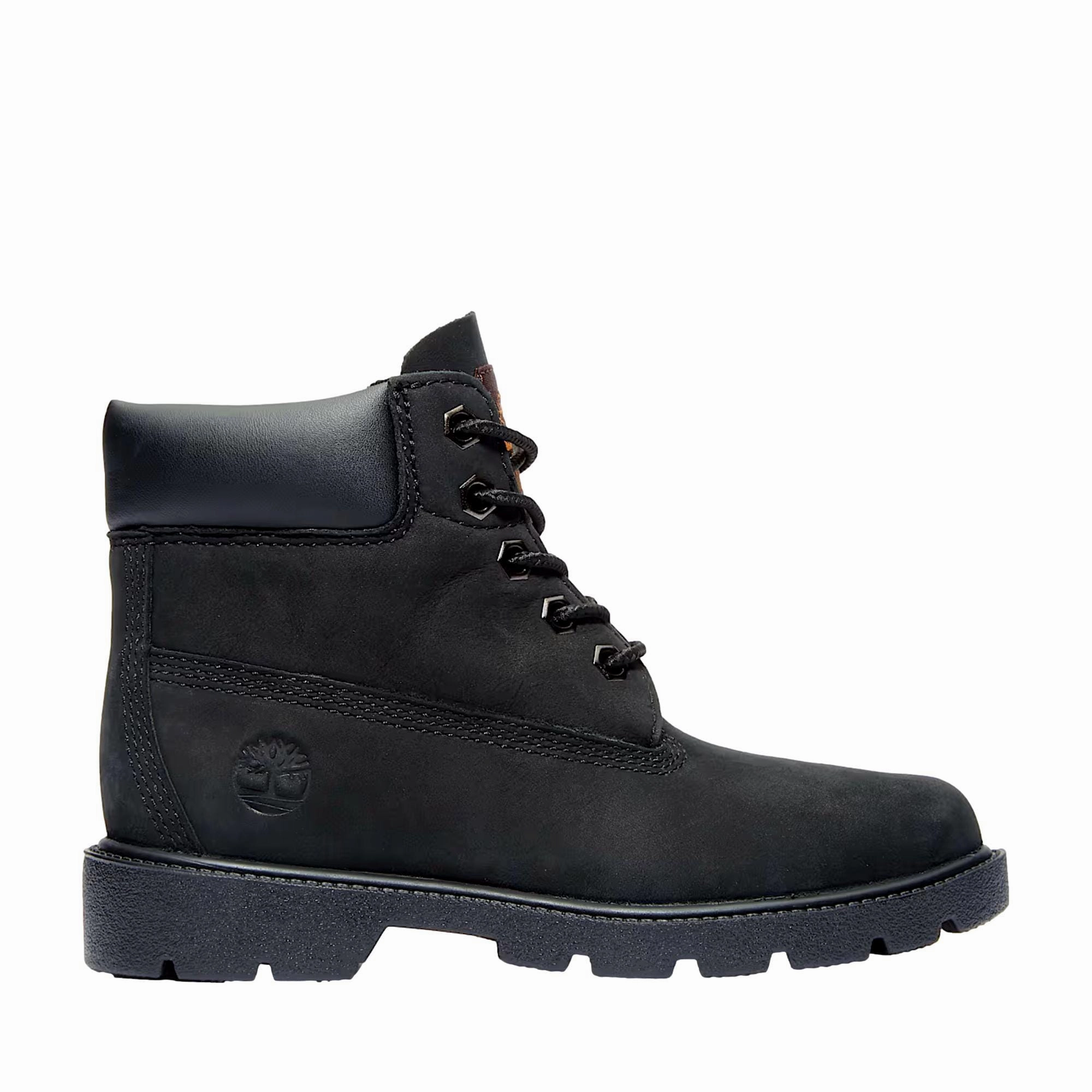 Stylish Timberland 6 Inch Classic Boot Black Nubuck  TB010710-001 Pre-School