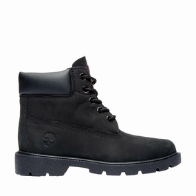 Stylish Timberland 6 Inch Classic Boot Black Nubuck  TB010710-001 Pre-School