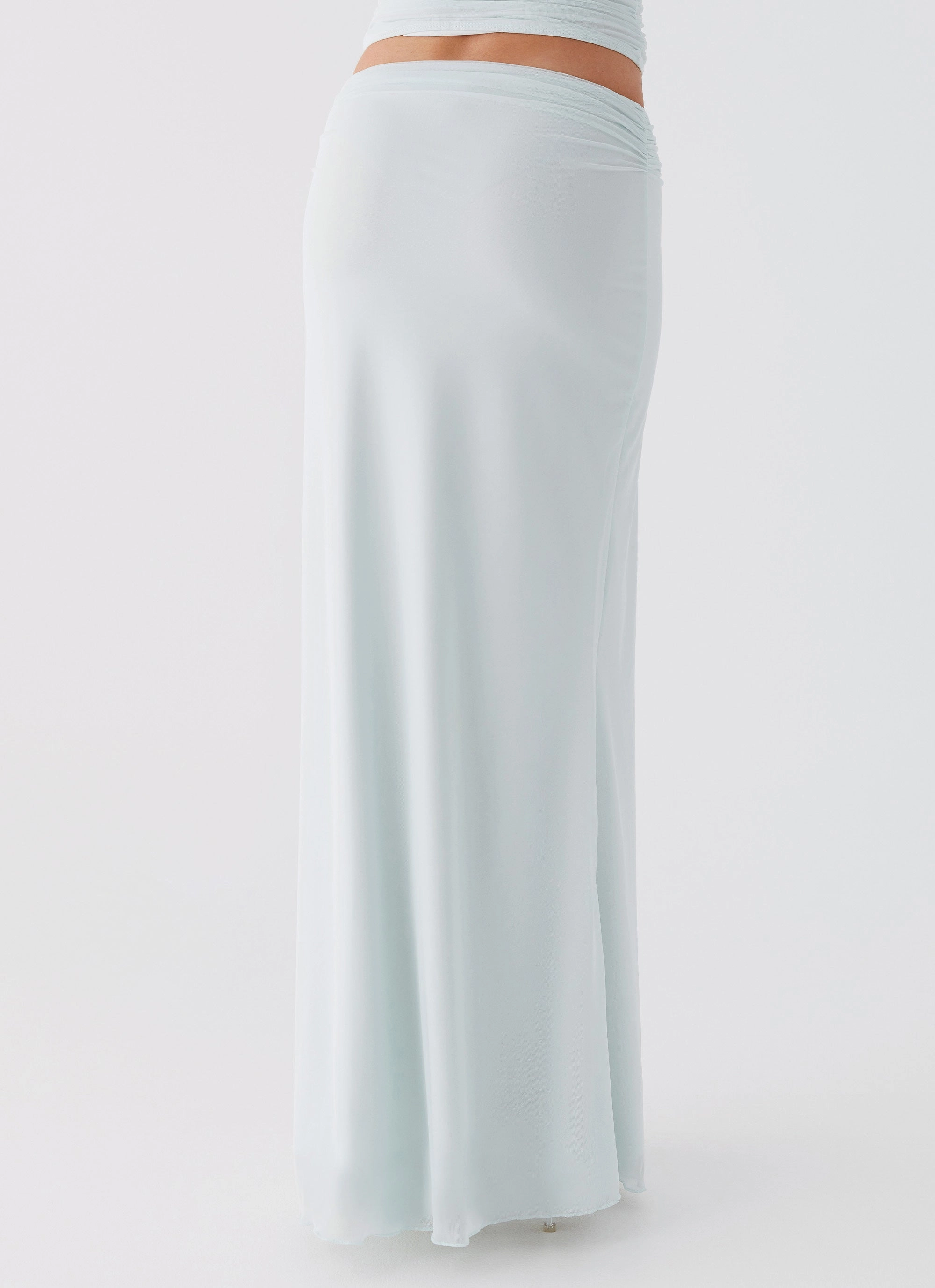 Minimalist Style Spring Must Have Rayne Maxi Skirt - Sage