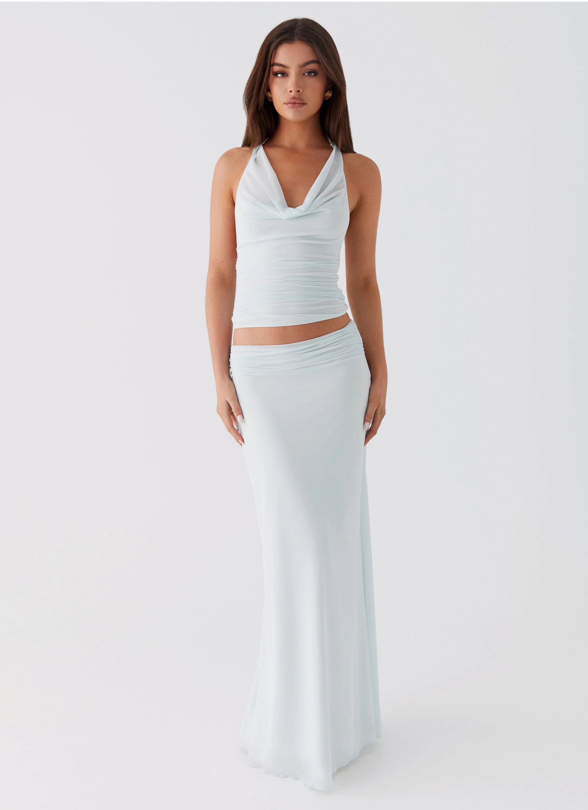 Rayne Maxi Skirt - Sage Everyday Vibe Flexible Material