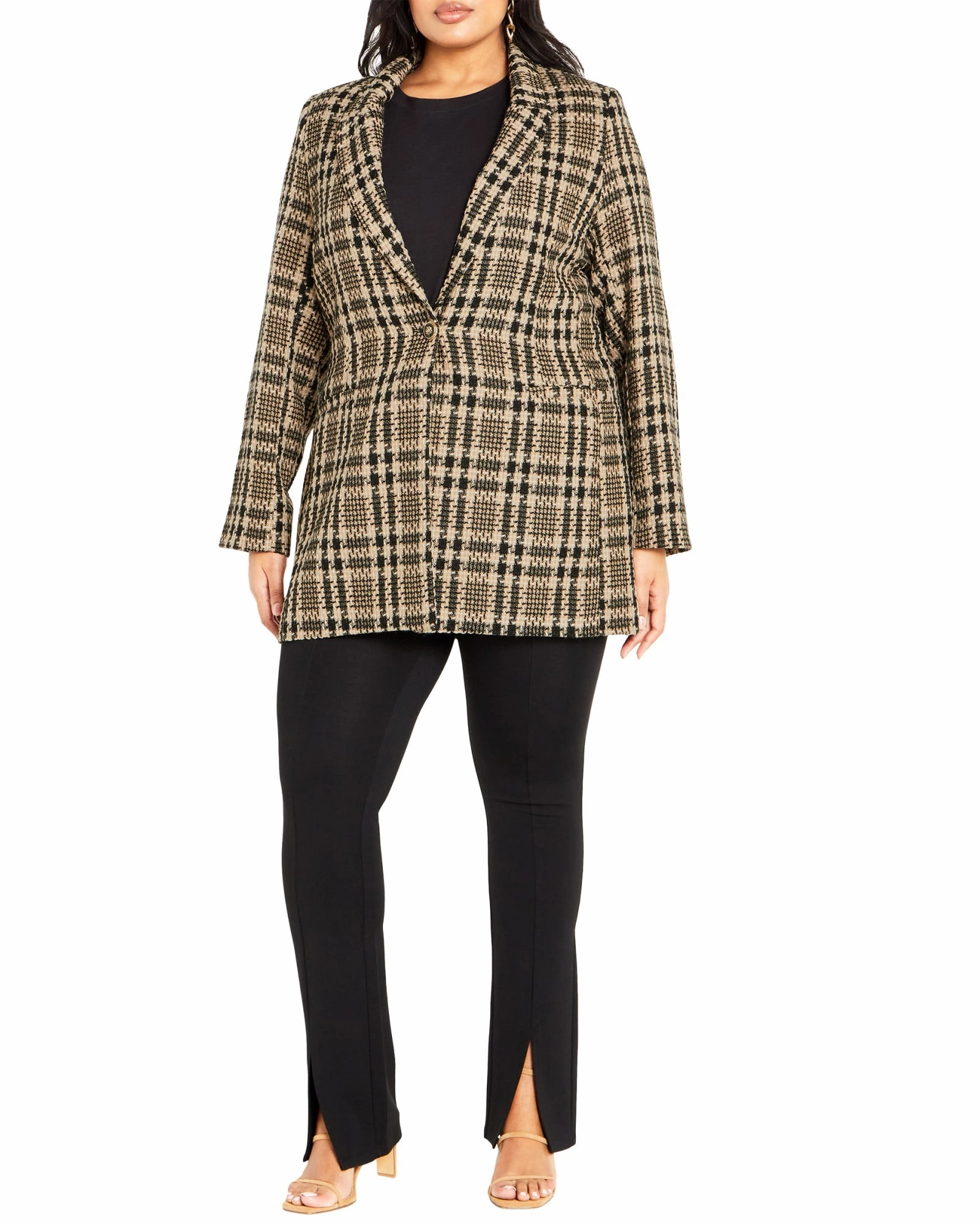 Outdoor Active Megan Jacket | Stone/Black