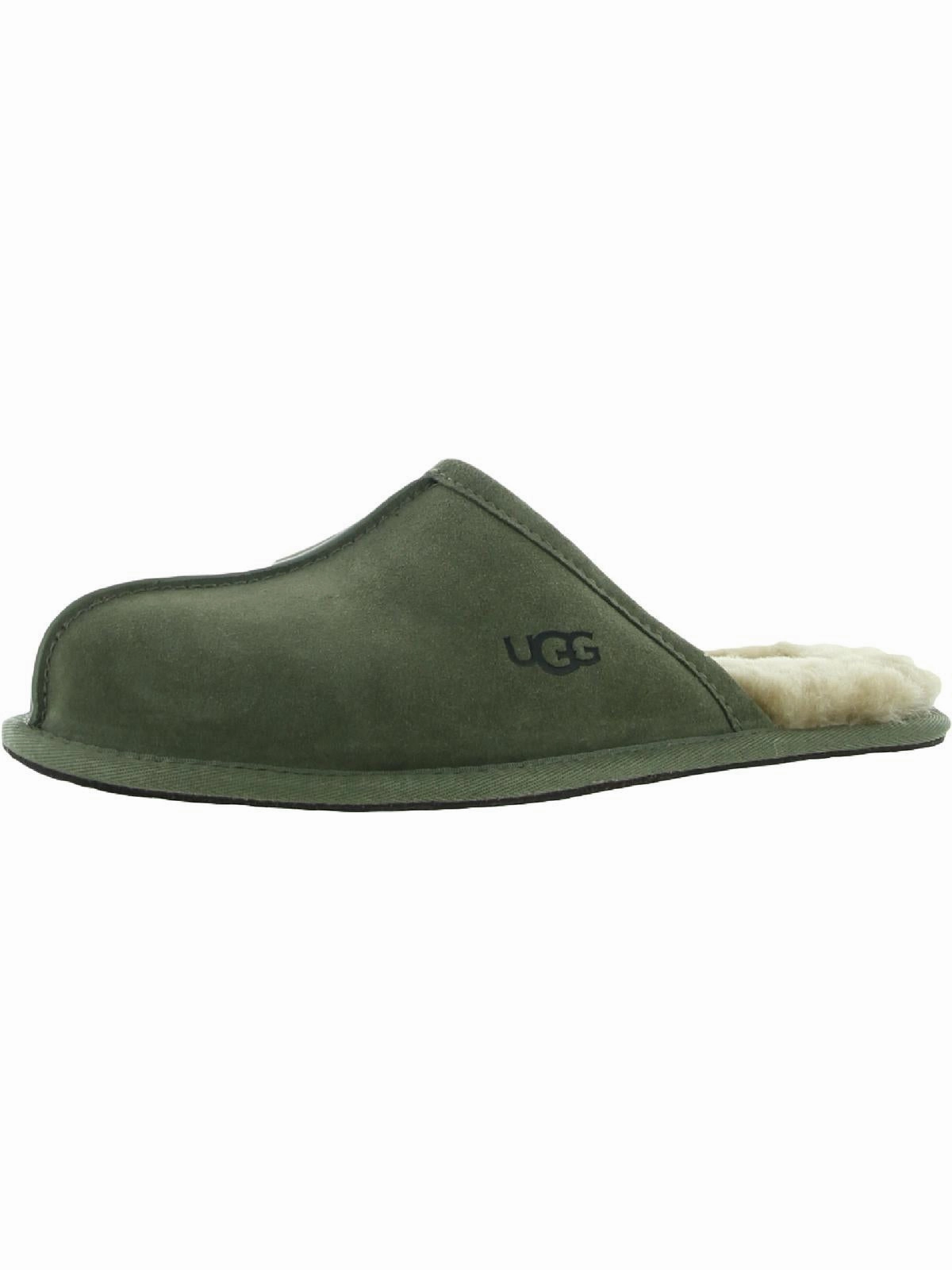 EVA foam Flexible Scuff Mens Suede Slip On Scuff Slippers