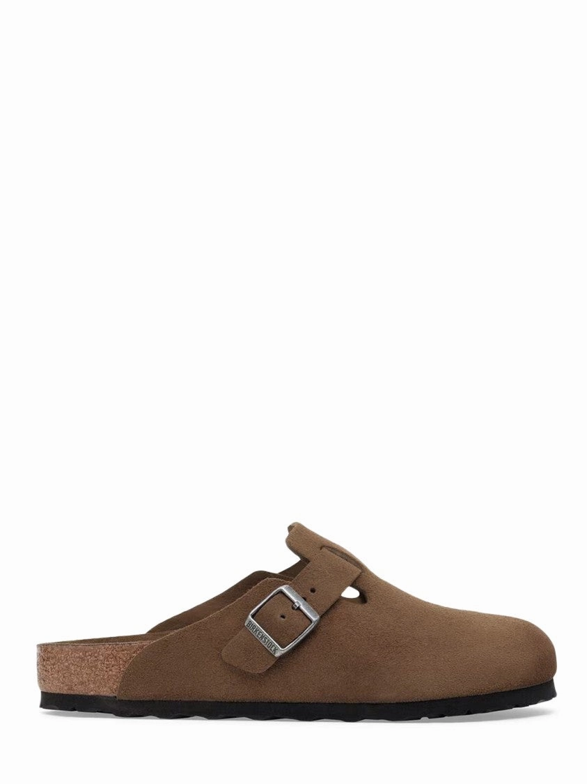 Closed-Toe Slip-On Sandals With Adjustable Buckle Chic Comfortable Relaxed sandals