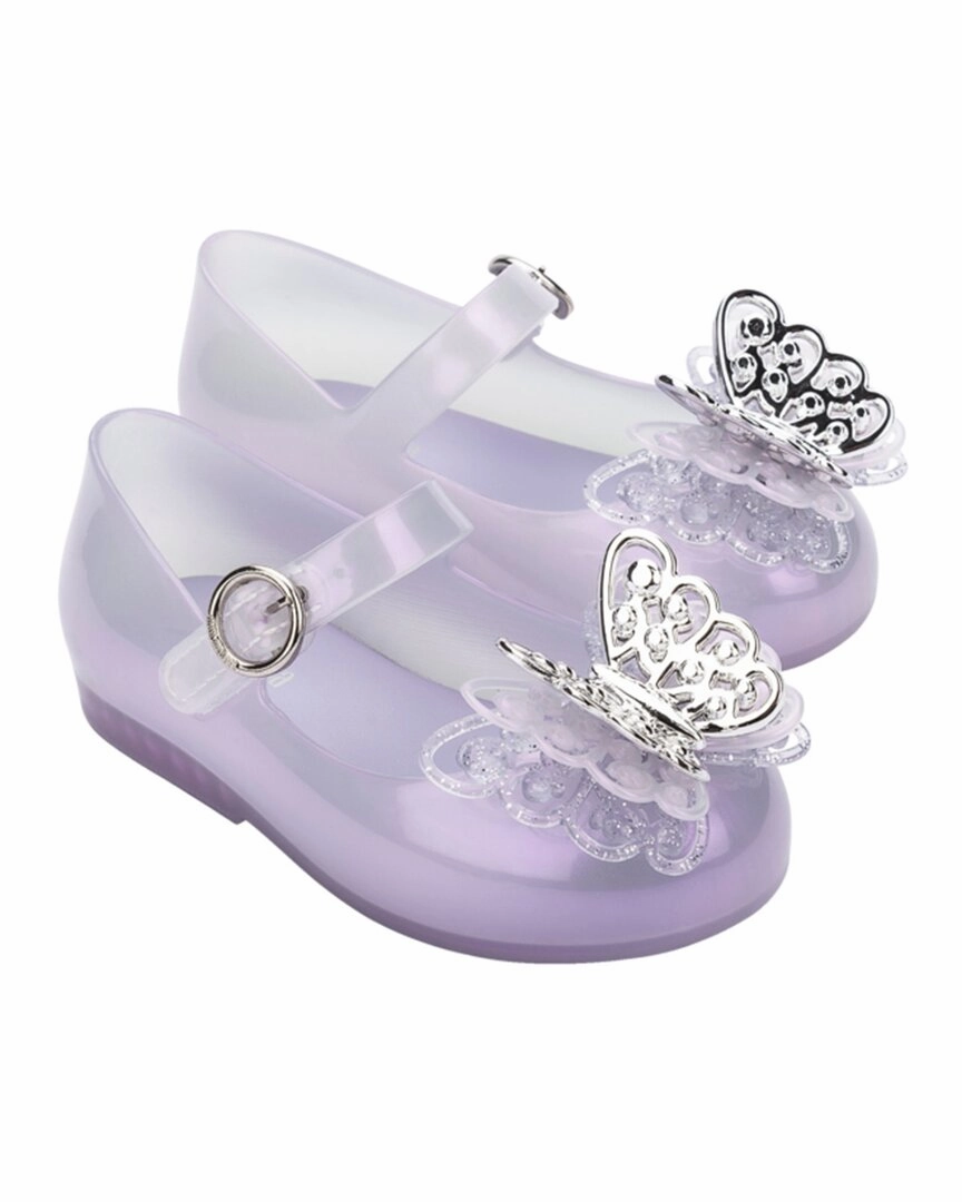 Mini Melissa Sweet Love Fly Baby Ballerina Flat Effortless Comfort Footwear